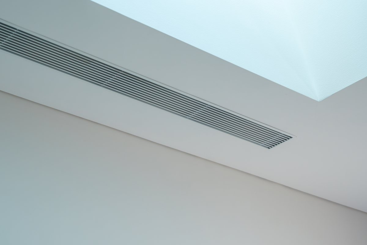 Ducted air conditioning ceiling vent